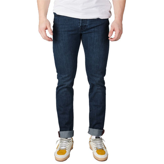 Tramarossa Blue Cotton Jeans Denim