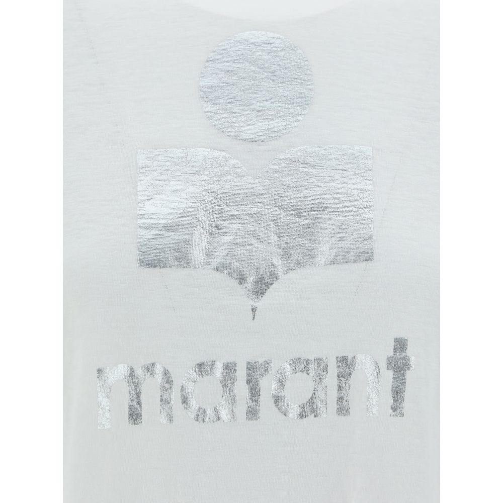 Marant Etoile White Linen T-Shirt
