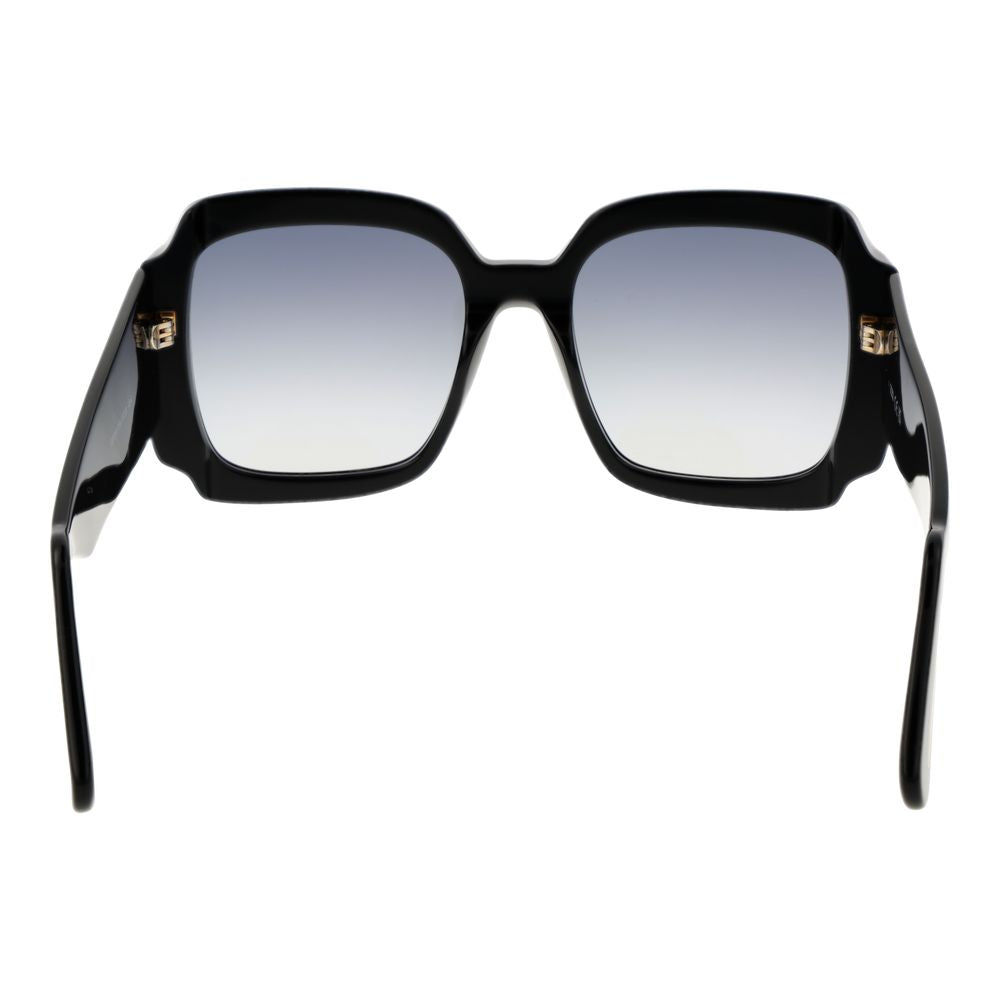 GCDS Black Acetate Sunglasses