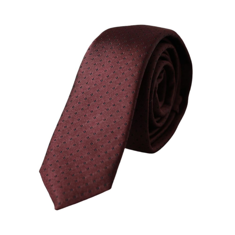 Dolce & Gabbana Brown Silk Tie
