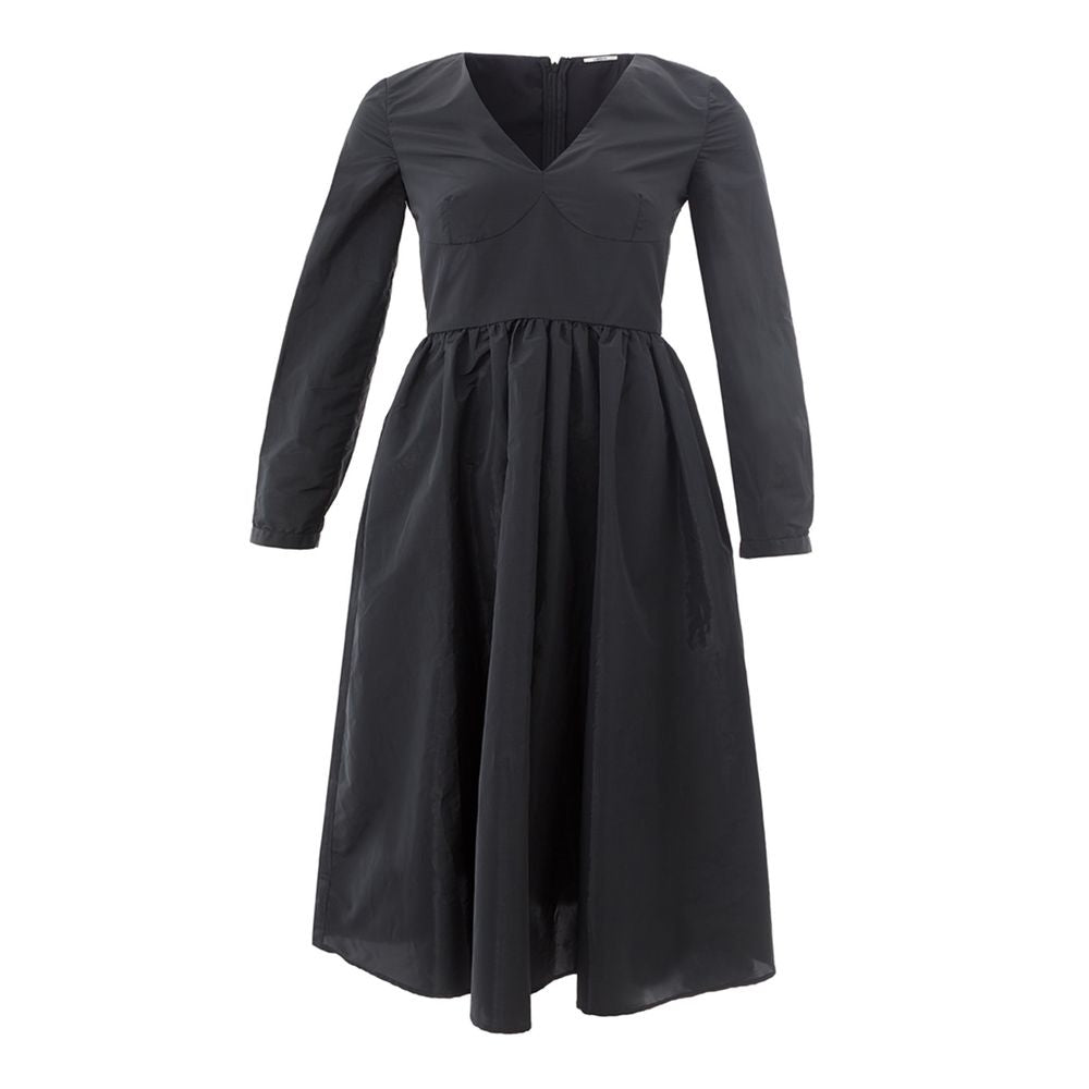 Lardini Black Polyester Cocktail Dress