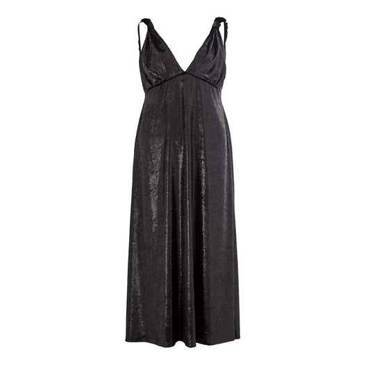 Lardini Black Polyester Cocktail Dress