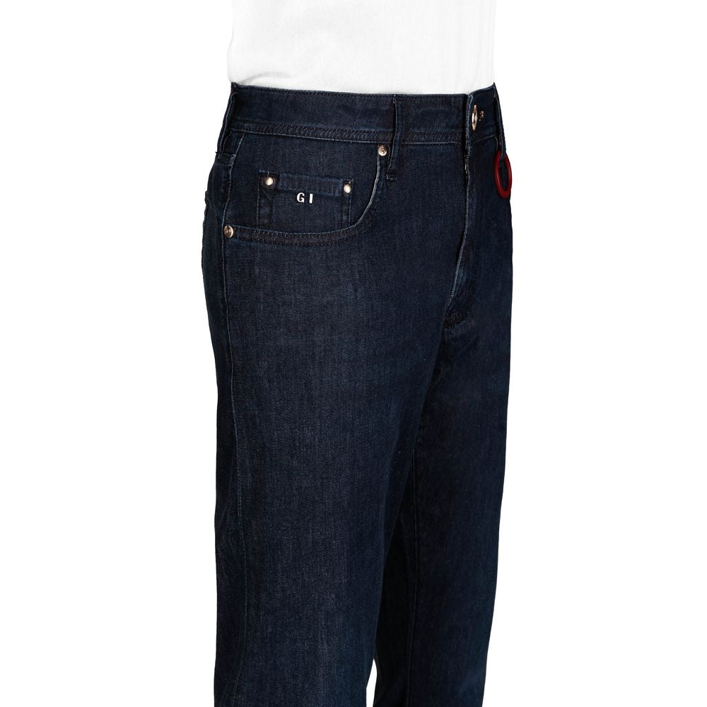 Tramarossa Blue Cotton Men Jeans