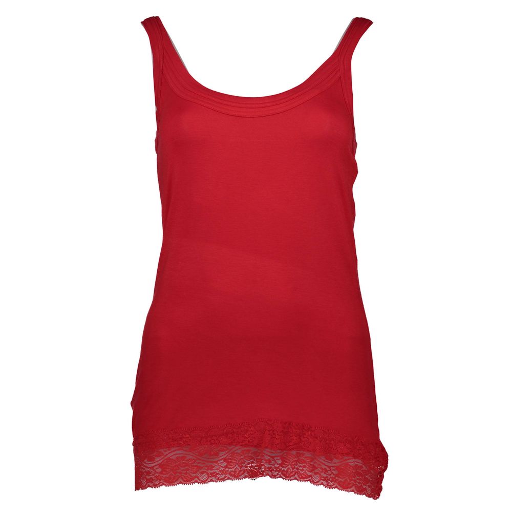 Silvian Heach Rosso Cotton Women T-Shirt