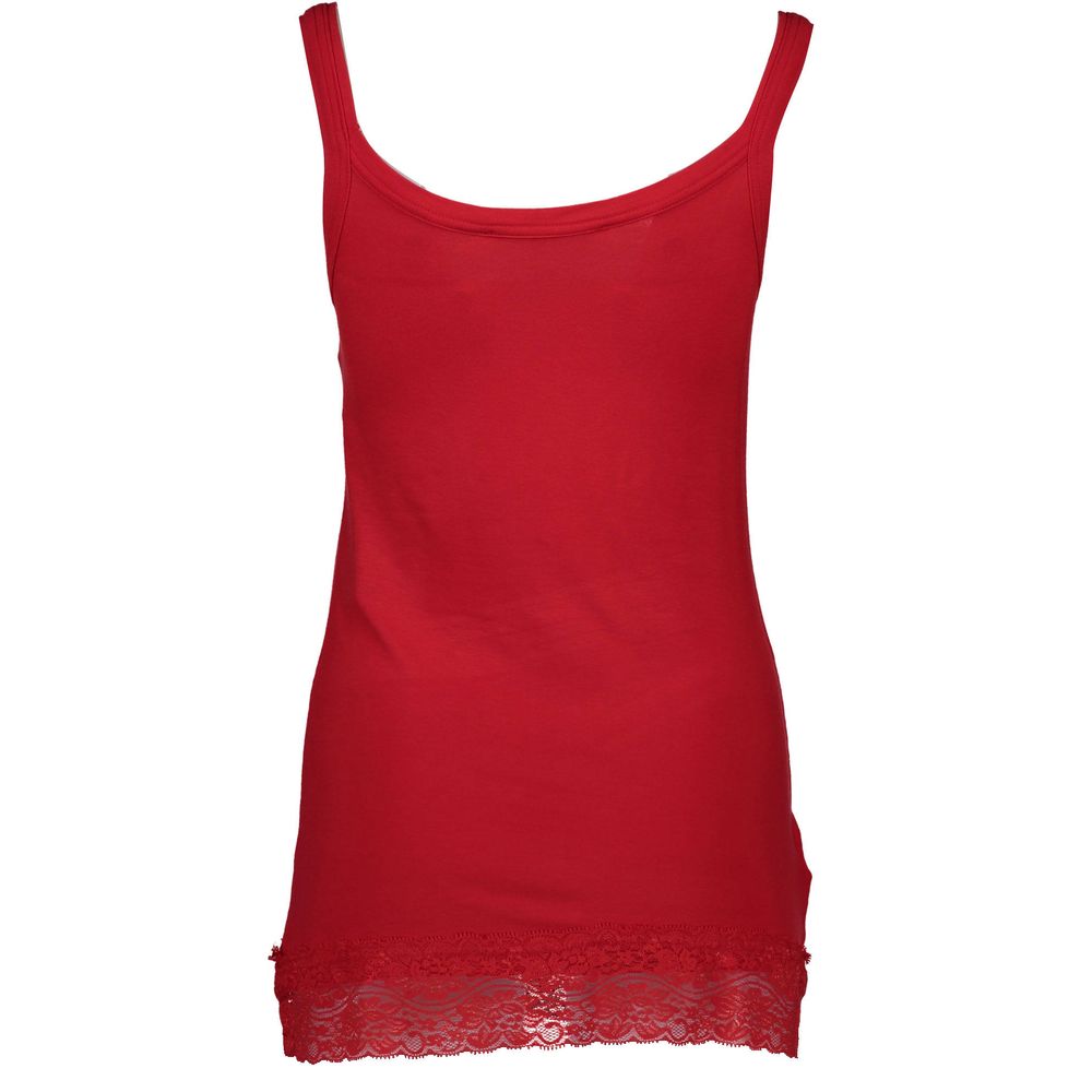 Silvian Heach Rosso Cotton Women T-Shirt