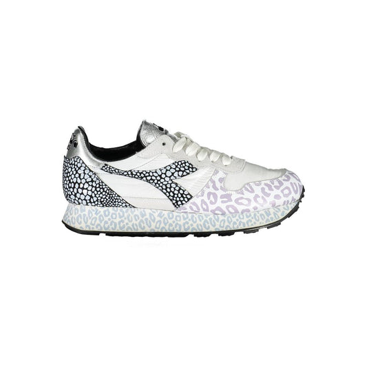 Diadora White Leather Women Sneaker