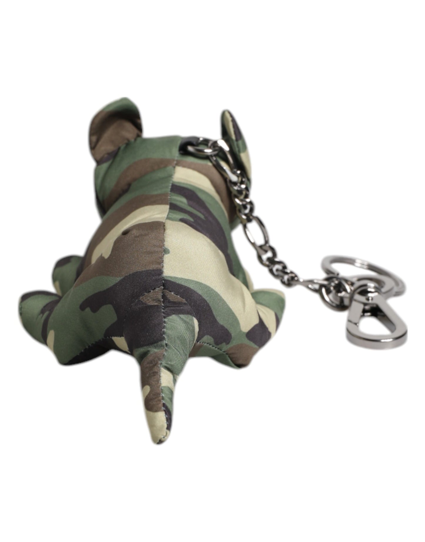 Dolce & Gabbana Multicolor Camouflage Animal Silhouette Keychain Keyring