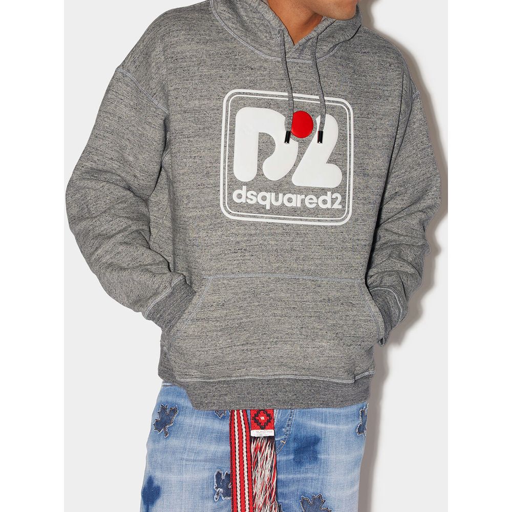 Dsquared² Gray Cotton Sweatshirt