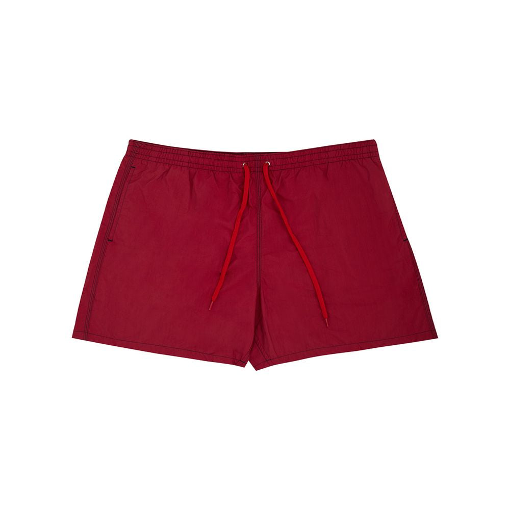 Malo Red Polyester Swim Shorts