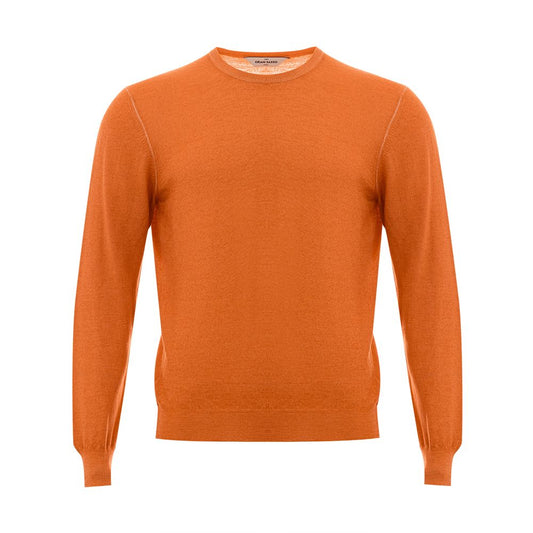 Gran Sasso Orange Wool Sweatshirt