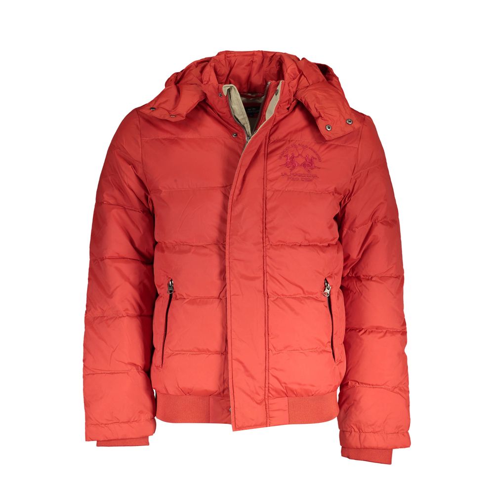 La Martina Orange Polyamide Jackets & Coat