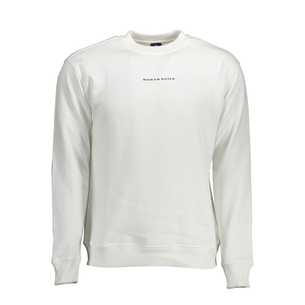 North Sails White Cotton Sweatshirt