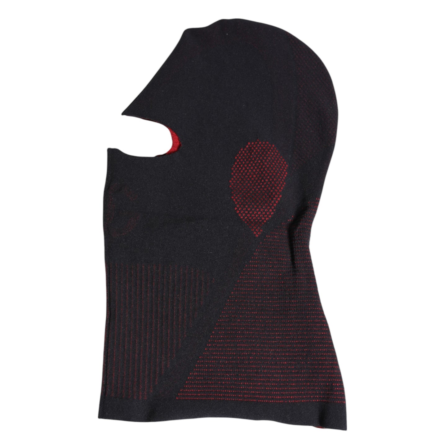 Dolce & Gabbana Black Cotton Knitted Ski Mask Balaclava Hat