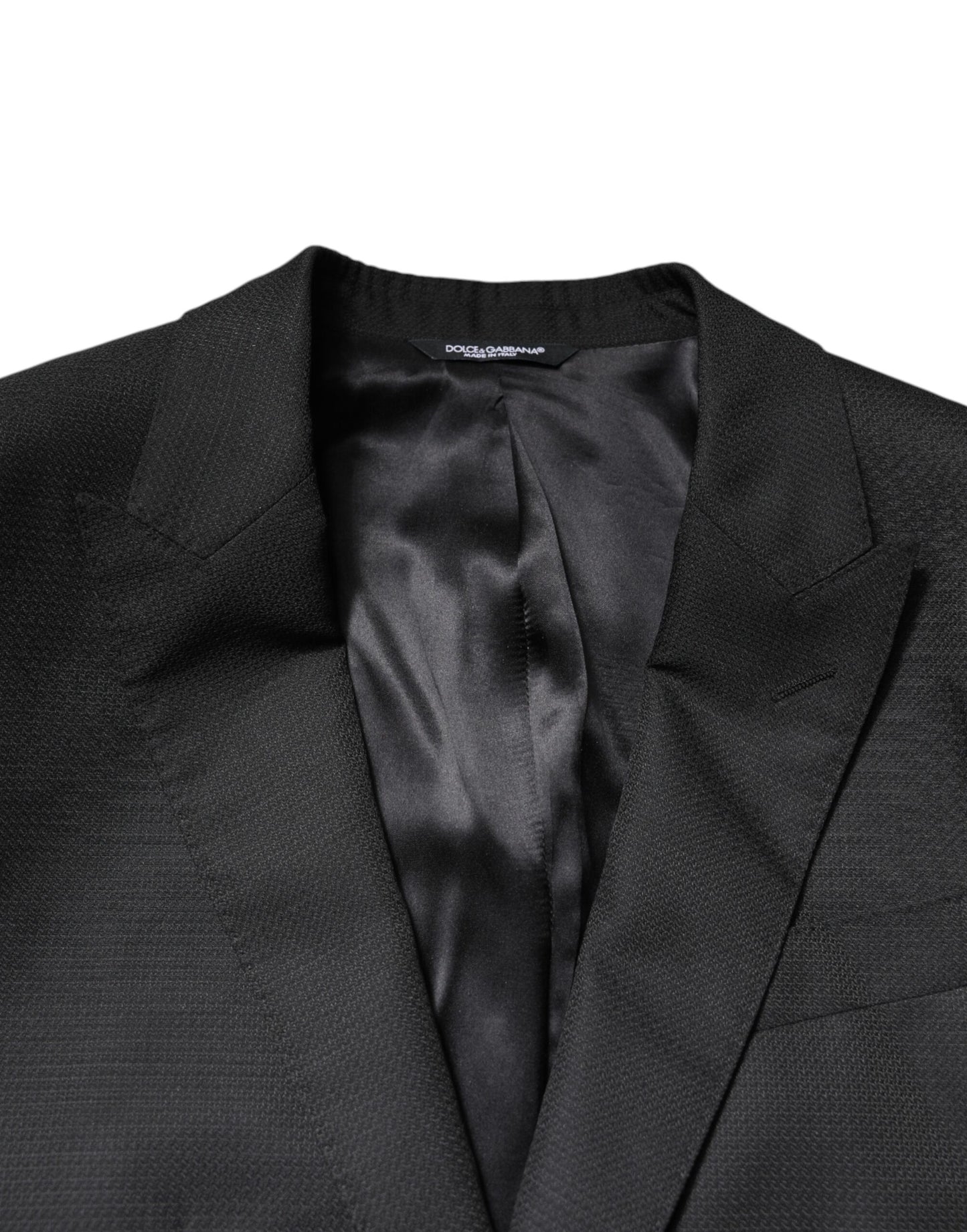 Dolce & Gabbana Black Single Breasted Formal 2 Piece Suit