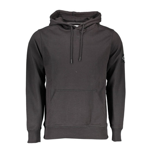 Calvin Klein Black Cotton Men Sweatshirt