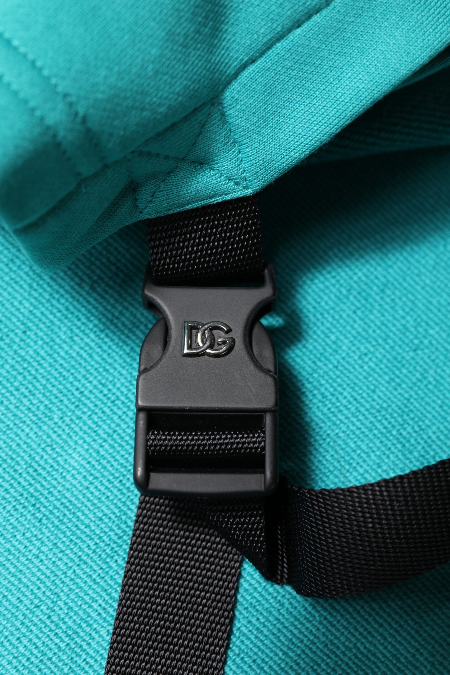 Dolce & Gabbana Green Cotton Hooded Men Sportswear Vest Sweater