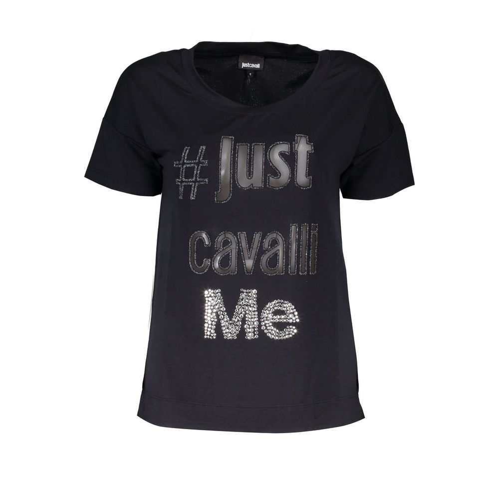 Just Cavalli Black Modal Women's T-Shirt
