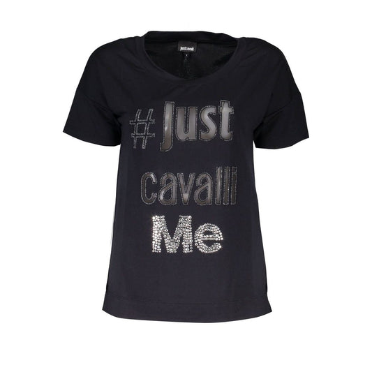Just Cavalli Black Modal Women's T-Shirt