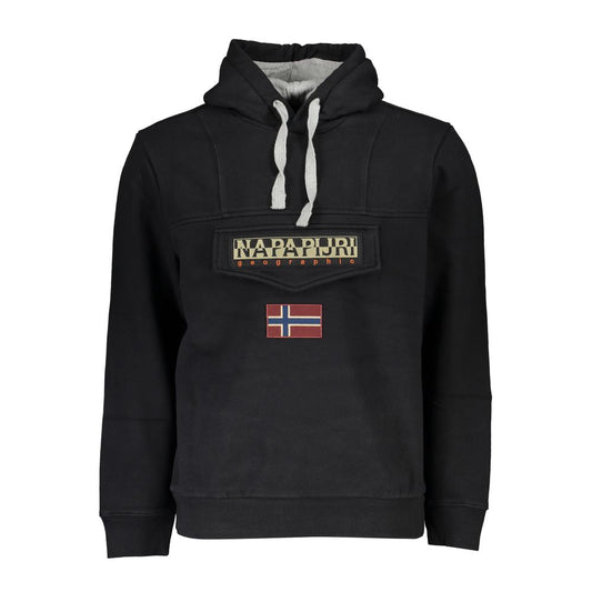 Napapijri Black Cotton Sweatshirt