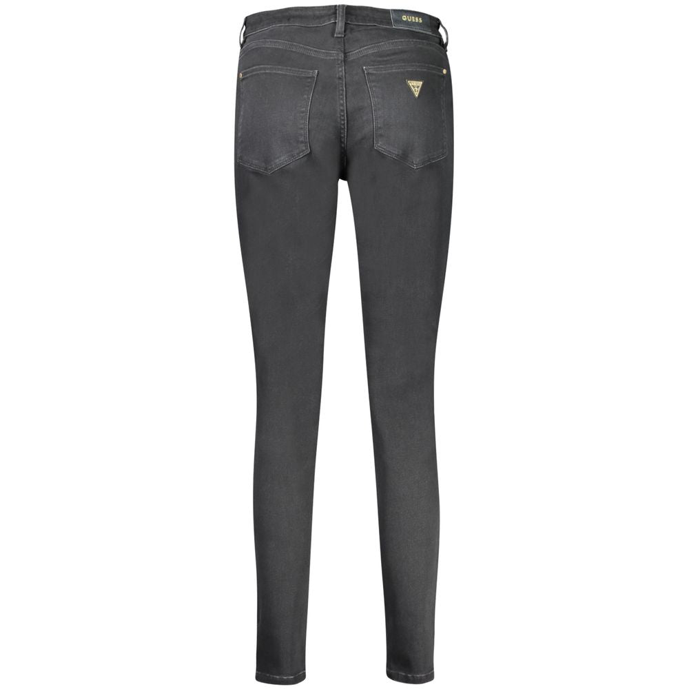 Guess Jeans Nero Cotton Women's Skinny Jean