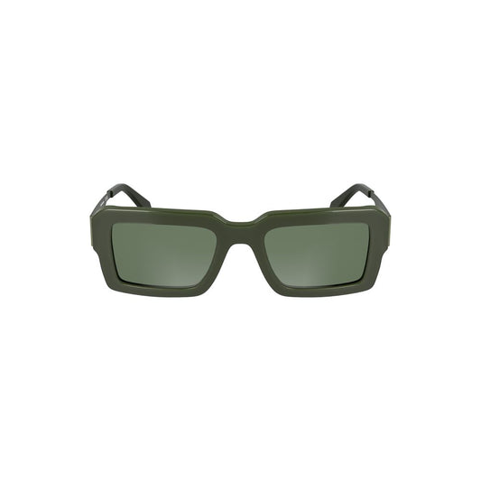 Calvin Klein Green Acetate Women Sunglasses