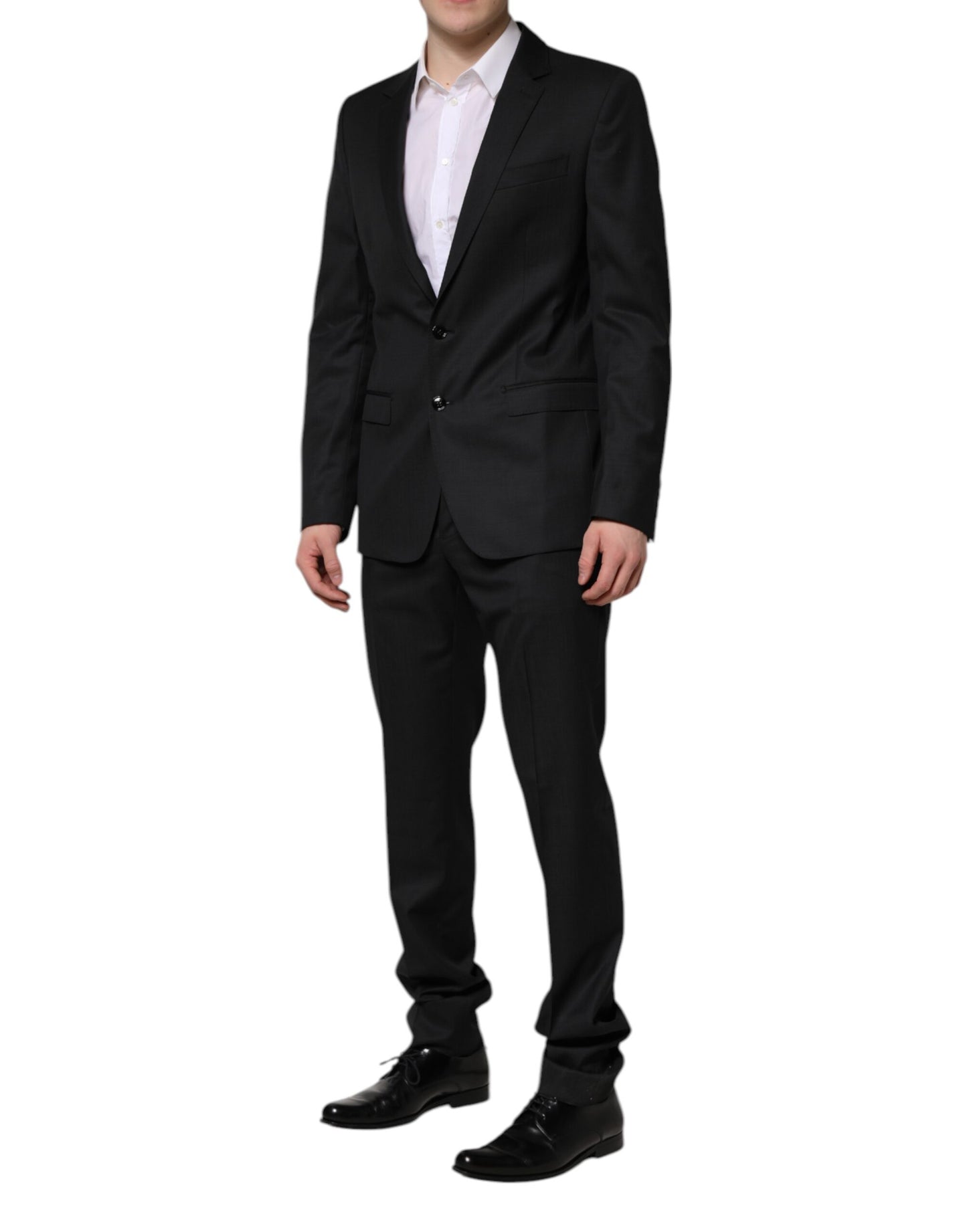 Dolce & Gabbana Dark Gray MARTINI 2 Pc Single Breasted Suit