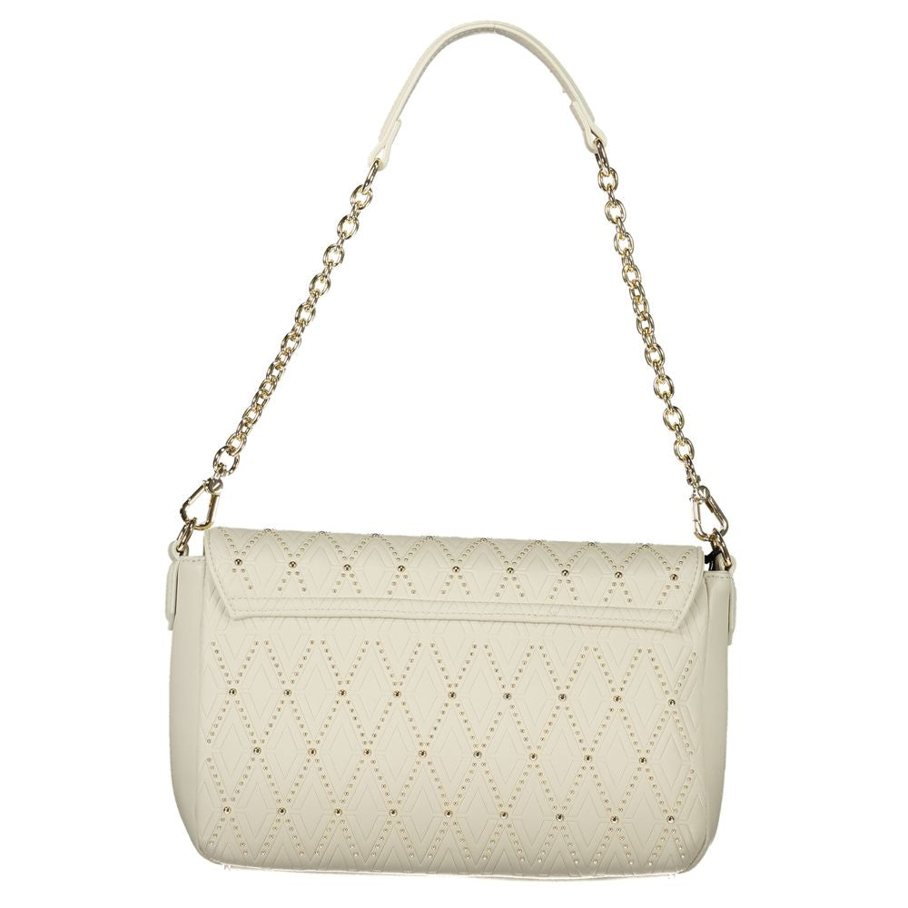 Mario Valentino White Polyurethane Women's Shoulder Bag