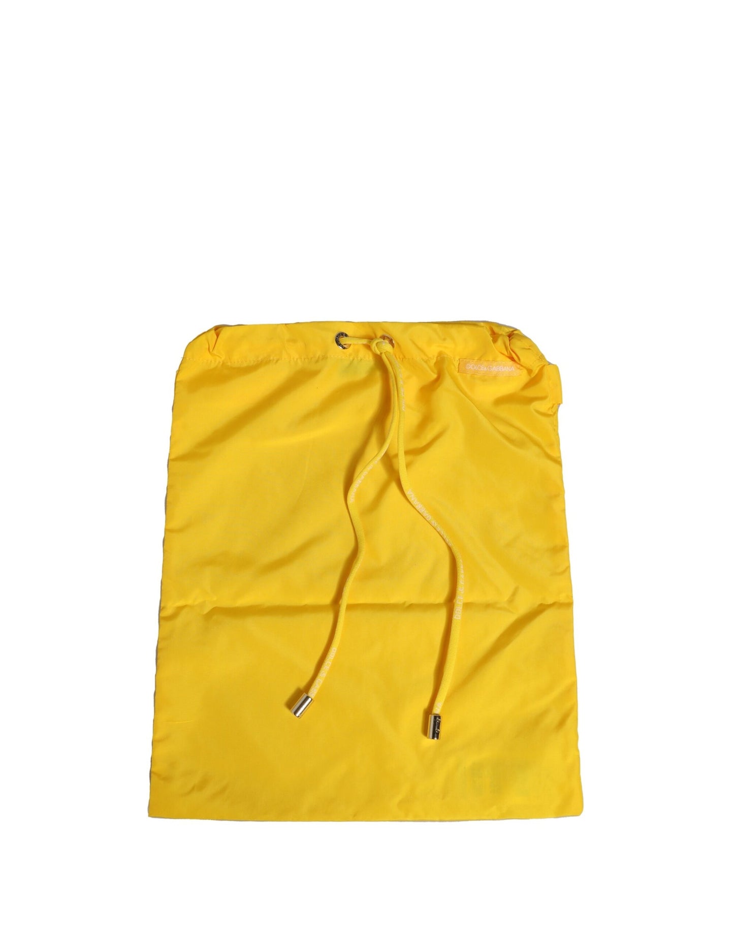 Dolce & Gabbana Yellow Waistband Logo Beachwear Brief Swimwear