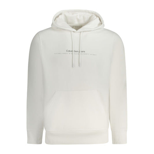 Calvin Klein White Cotton Men's Sweatshirt