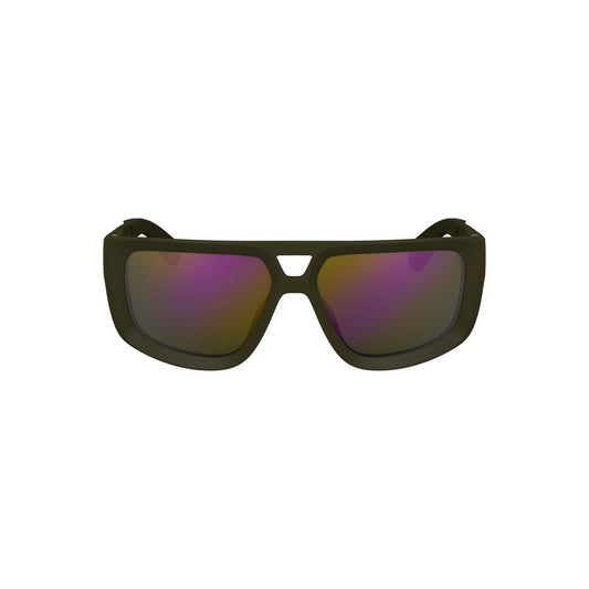 Calvin Klein Green Plastic Men Sunglass