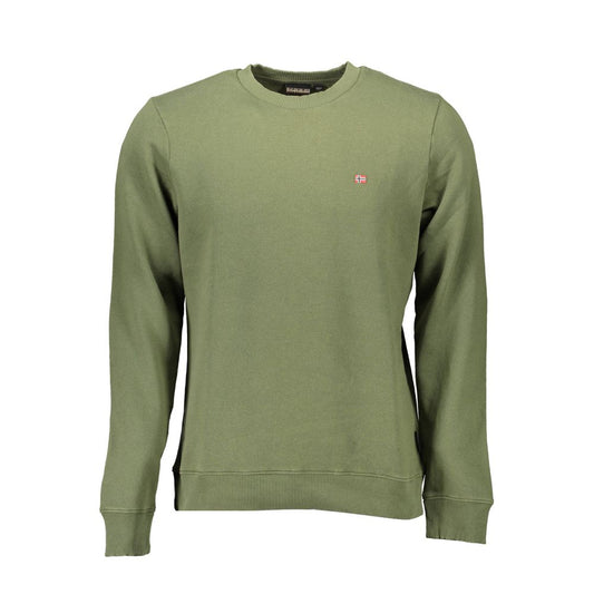 Napapijri Green Cotton Sweatshirt
