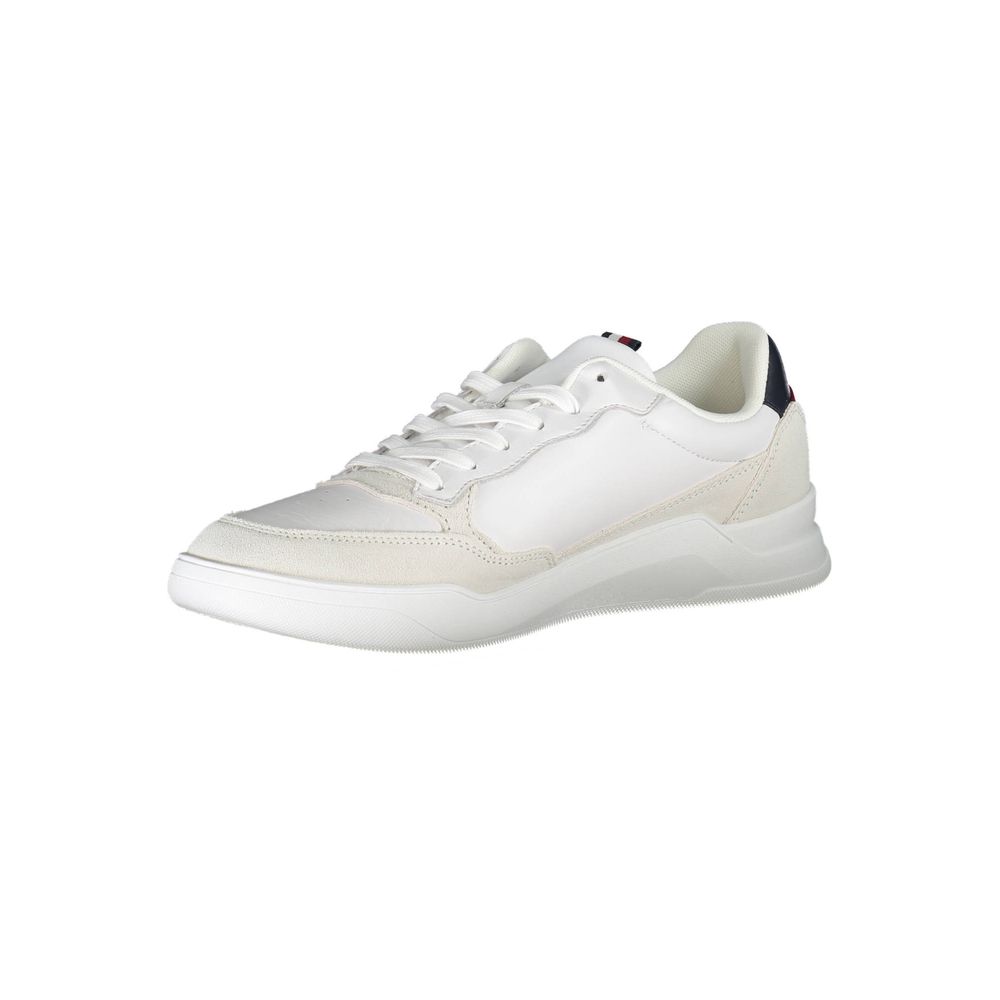 Tommy Hilfiger White Polyester Men Sneaker