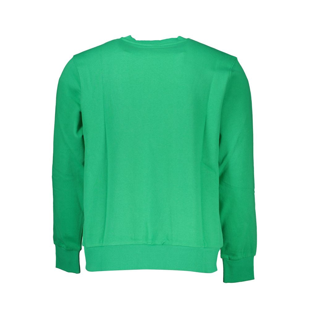 North Sails Green Cotton Men Sweater