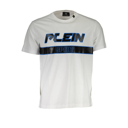 Plein Sport White Cotton T-Shirt
