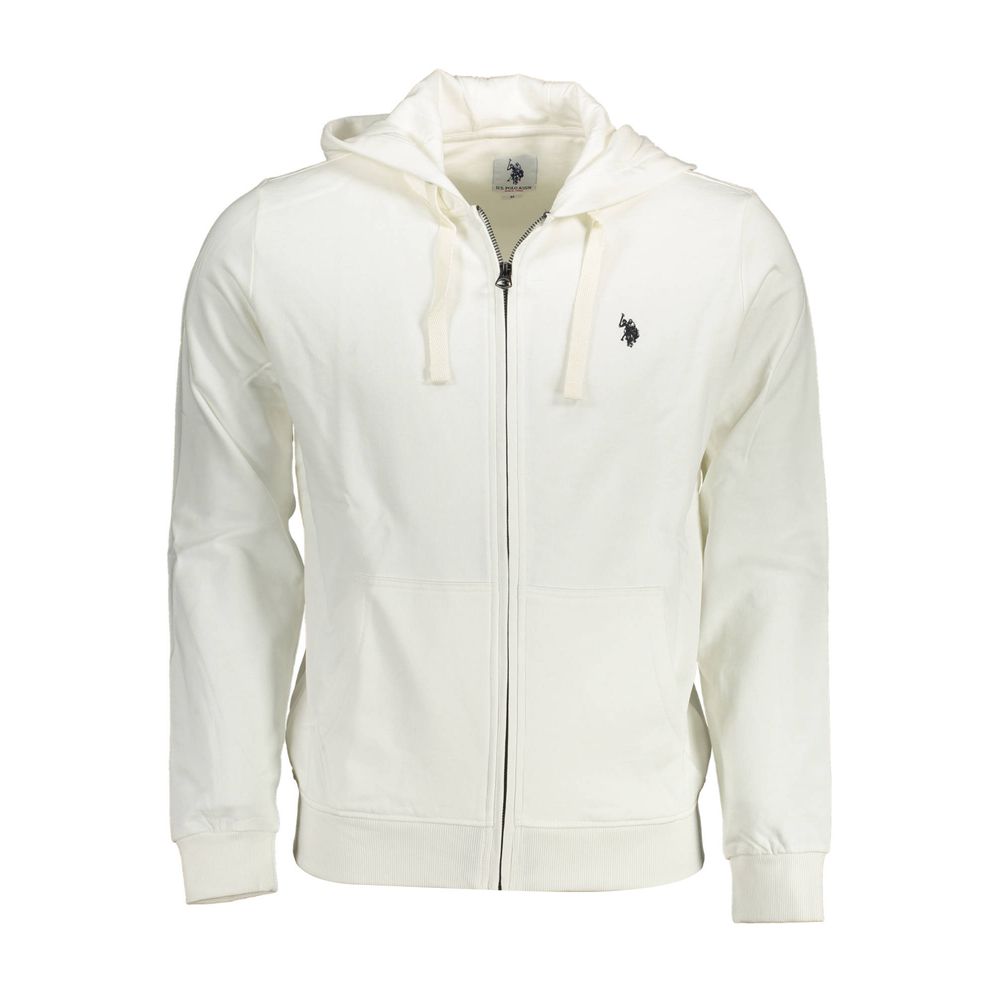 U.S. POLO ASSN. White Cotton Sweatshirt