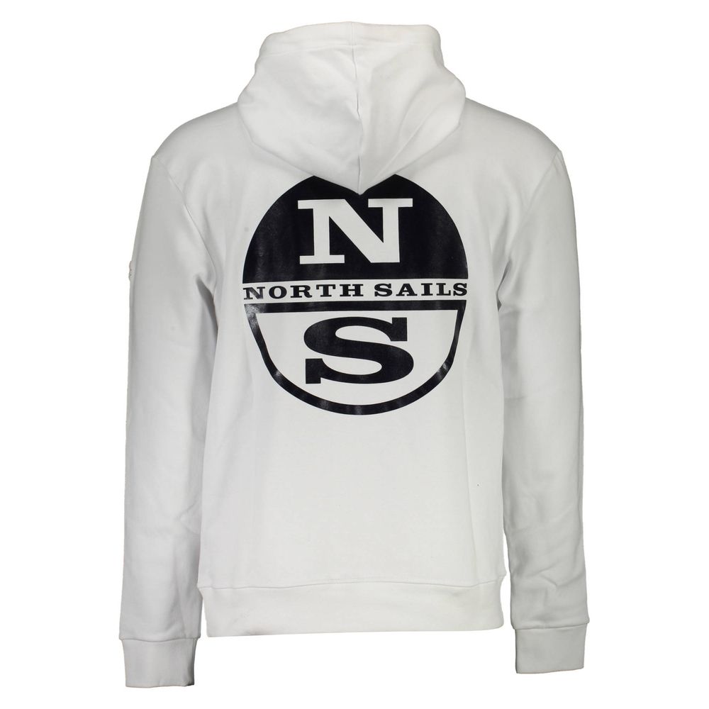 North Sails White Cotton Sweatshirt