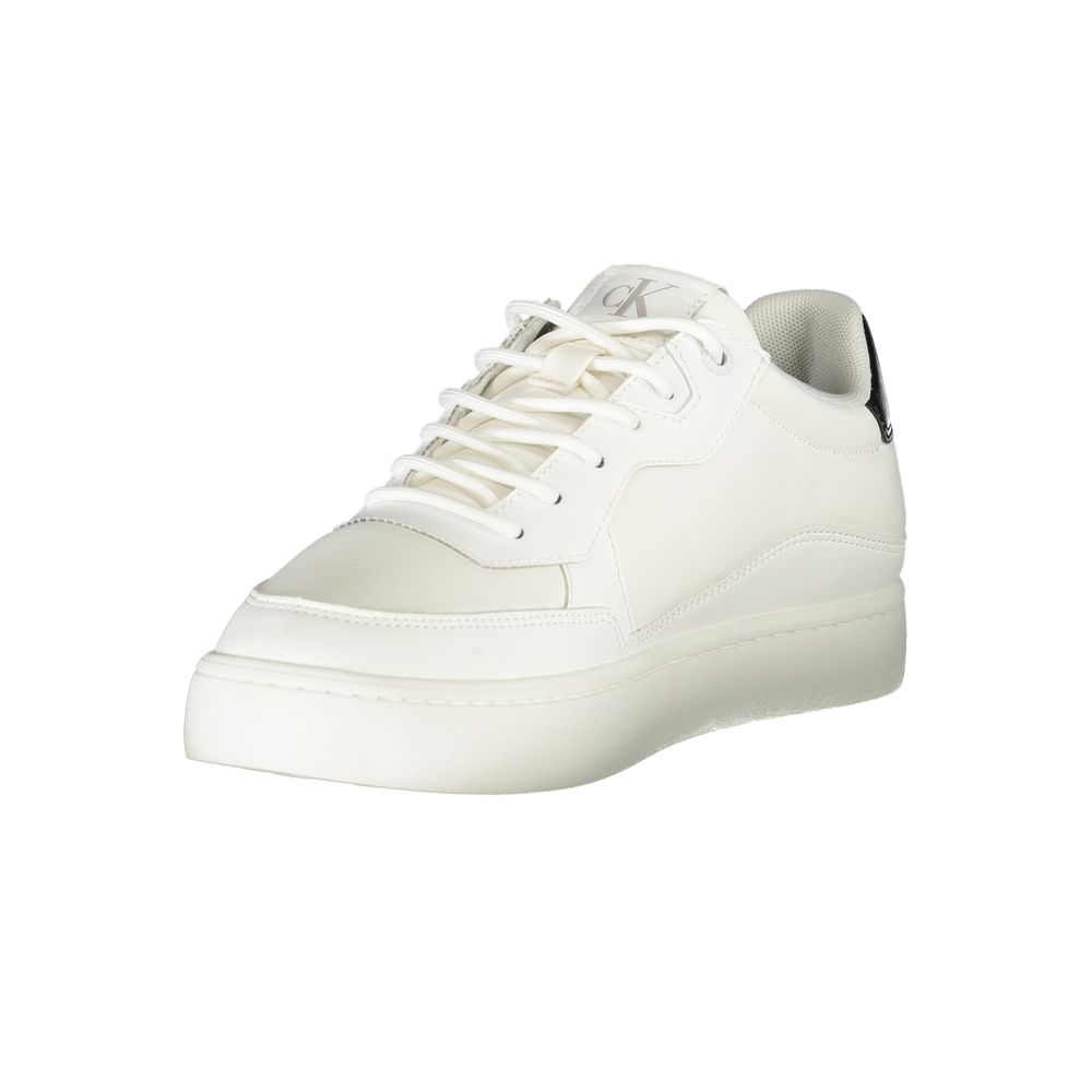 Calvin Klein White Polyester Men Sneaker