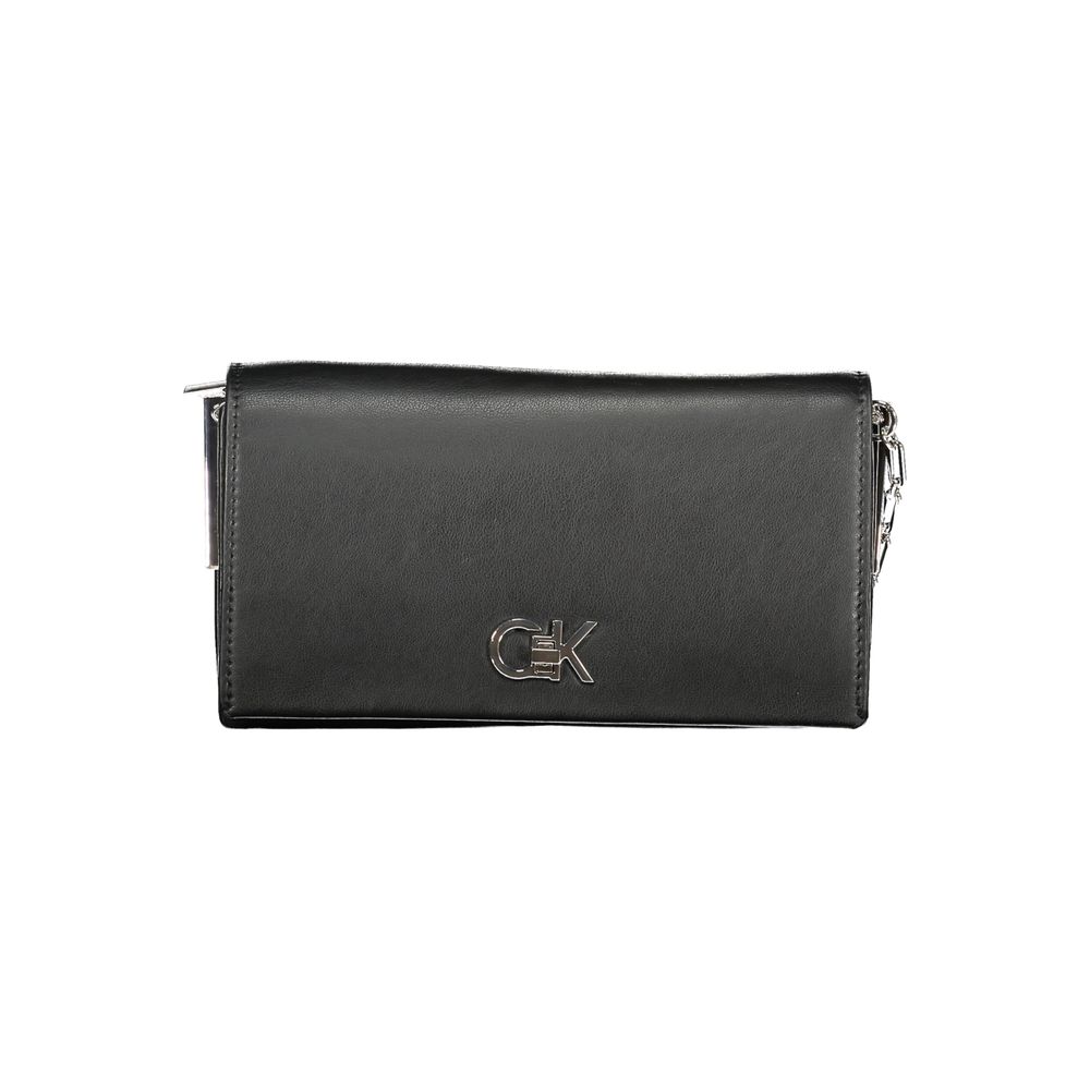Calvin Klein Black Polyester Women Shoulder Bag