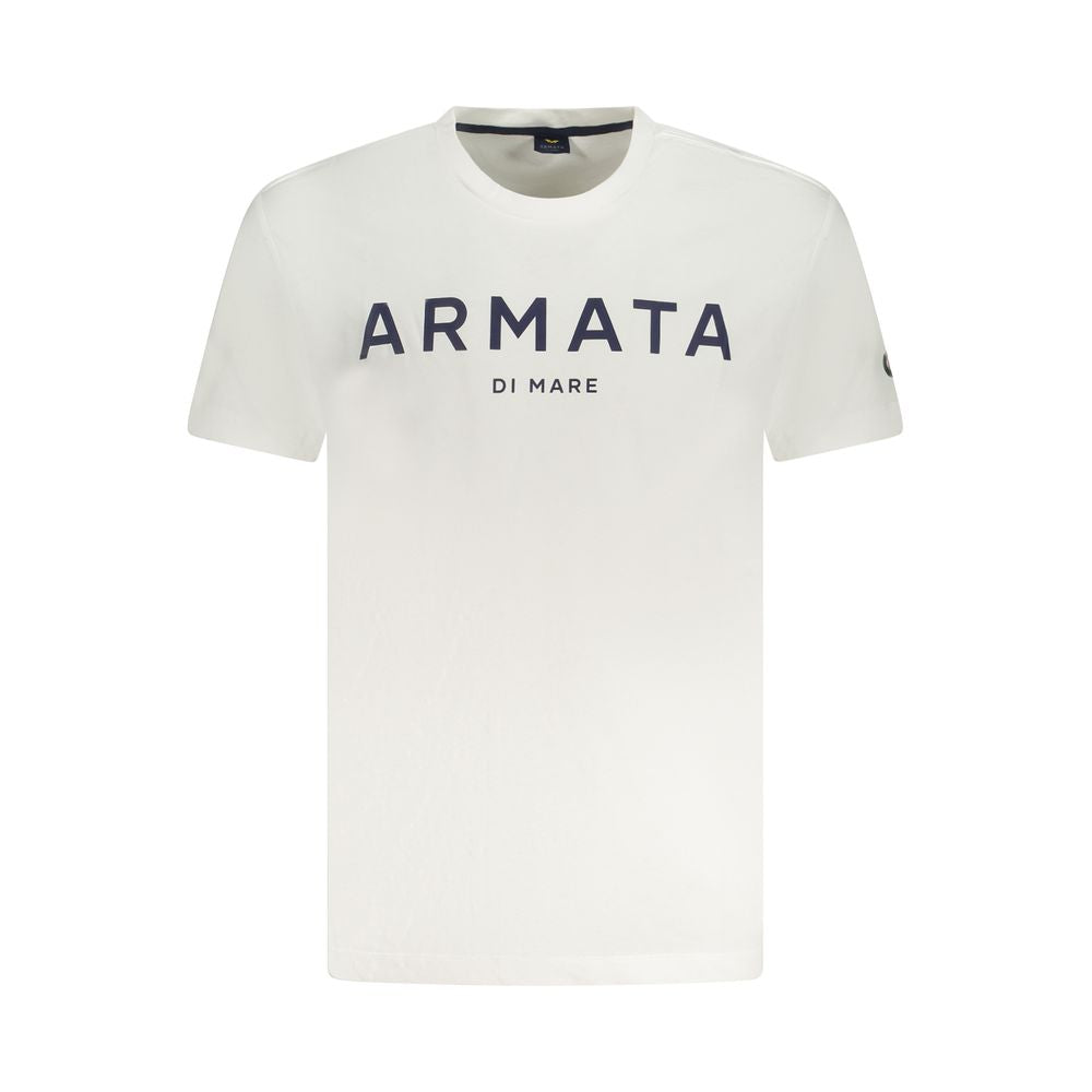 Armata Di Mare White Cotton Men T-Shirt