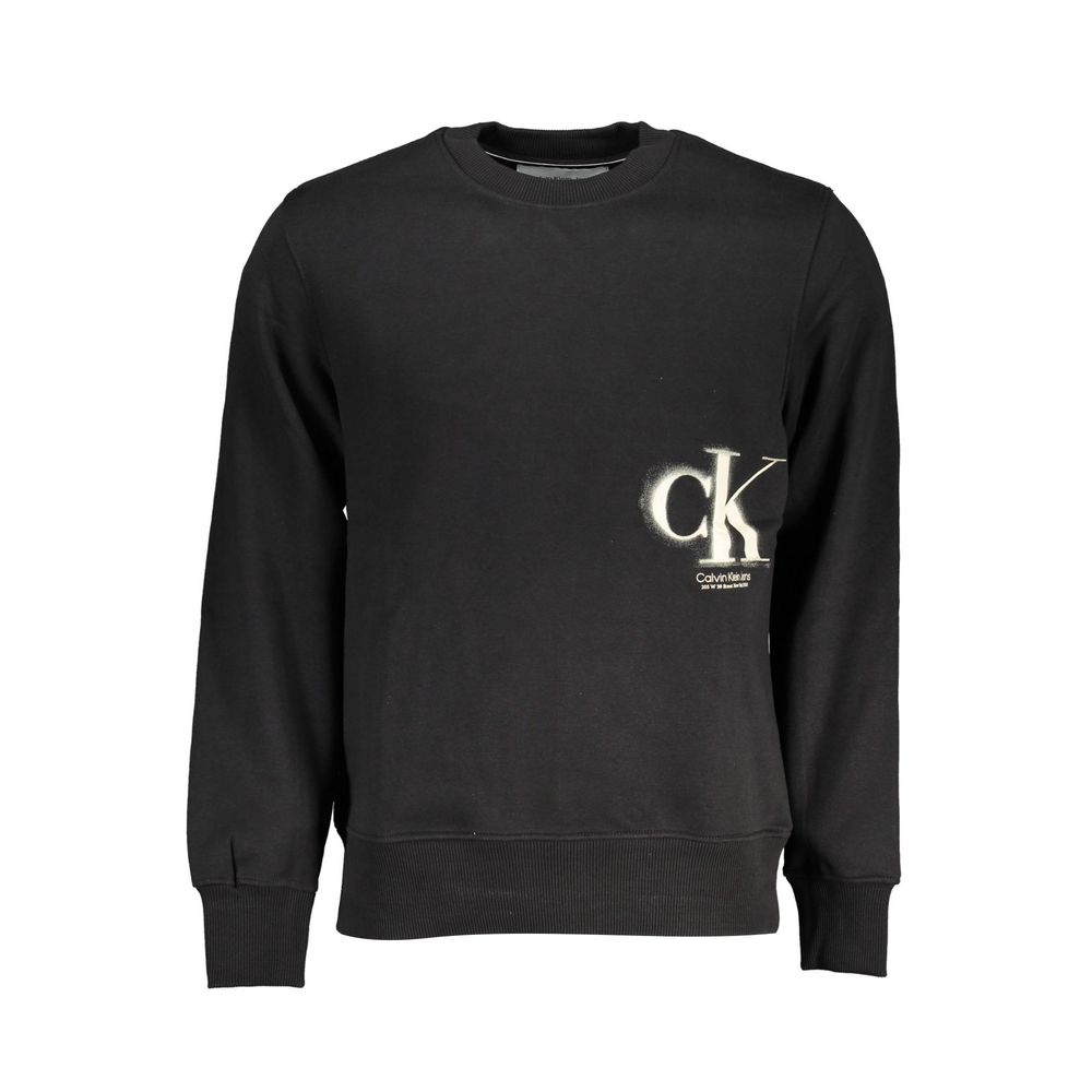 Calvin Klein Black Cotton Sweatshirt