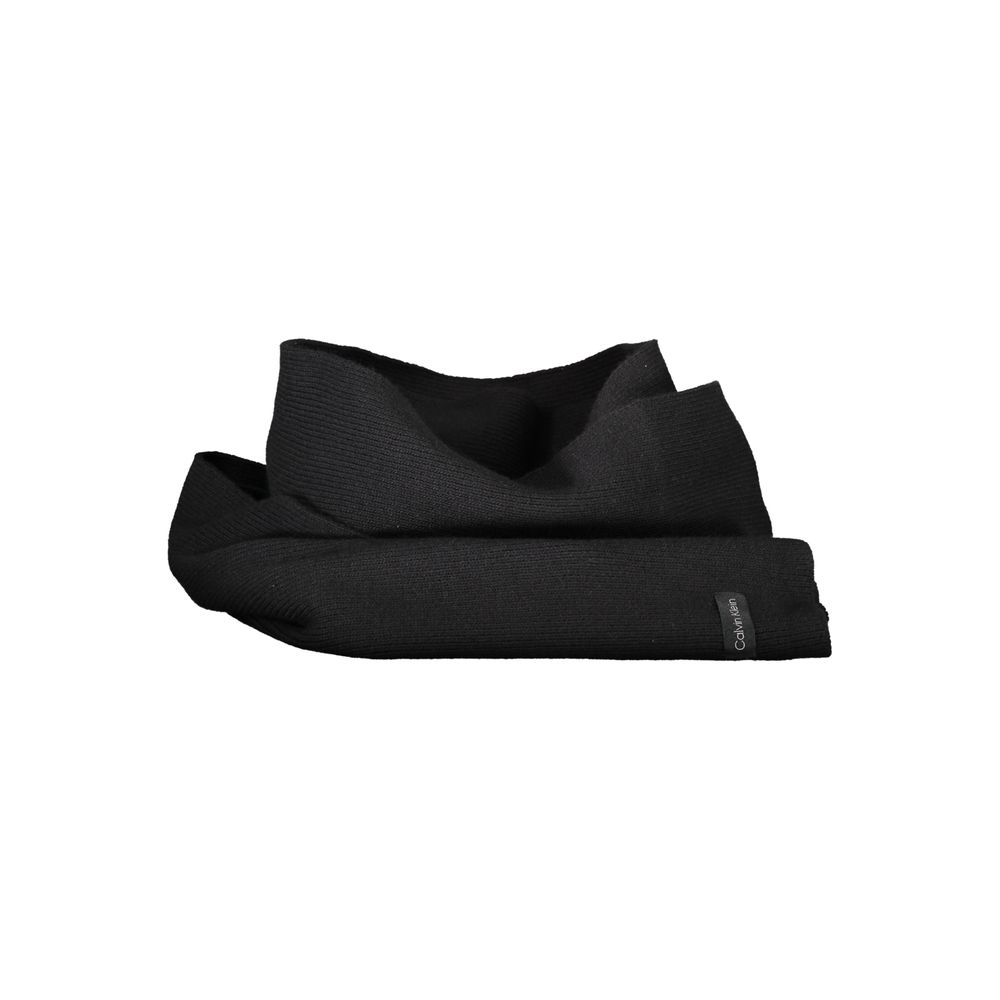 Calvin Klein Black Cotton Women Scarf