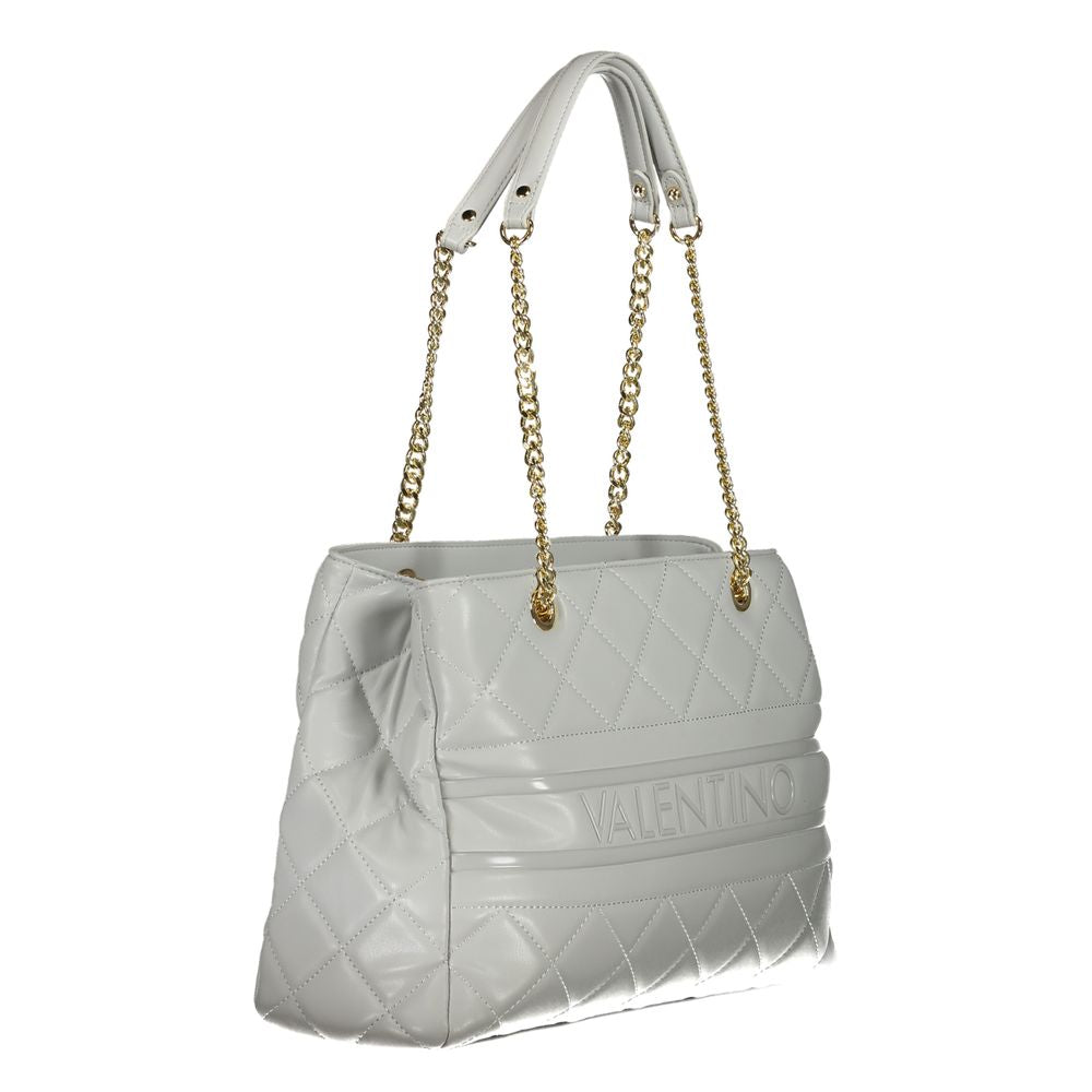 Mario Valentino Gray Polyethylene Handbag