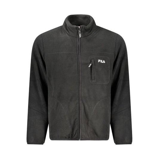 Fila Black Polyester Men Jacket