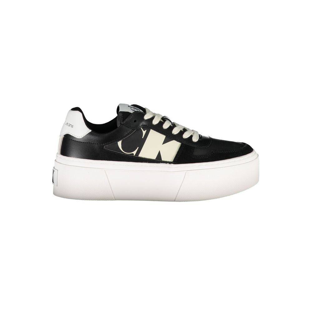 Calvin Klein Black Polyester Sneaker