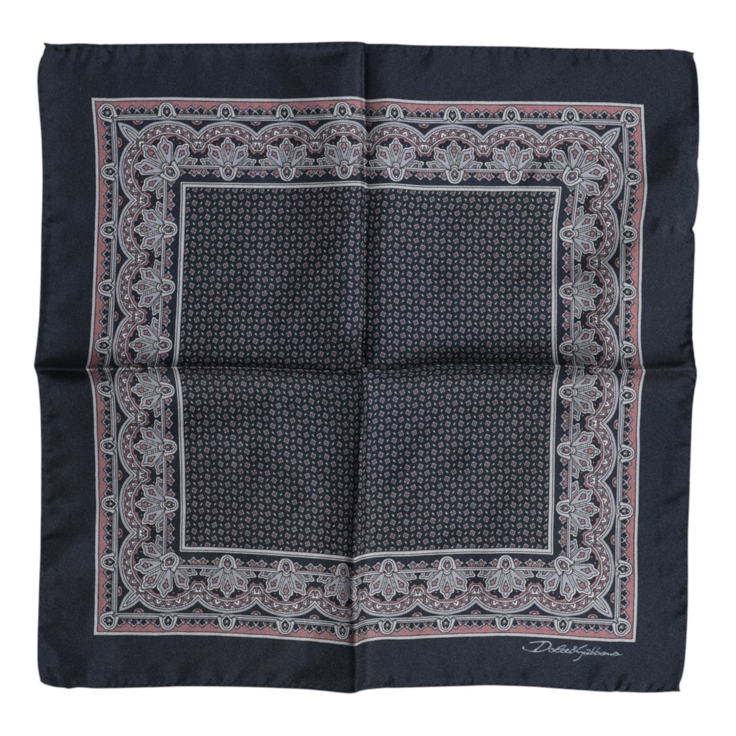 Dolce & Gabbana Multicolor Fantasy Silk Square Foulard Scarf