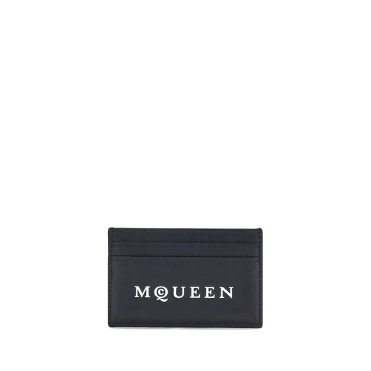 Alexander McQueen Black Calf Leather Bos Taurus Wallet
