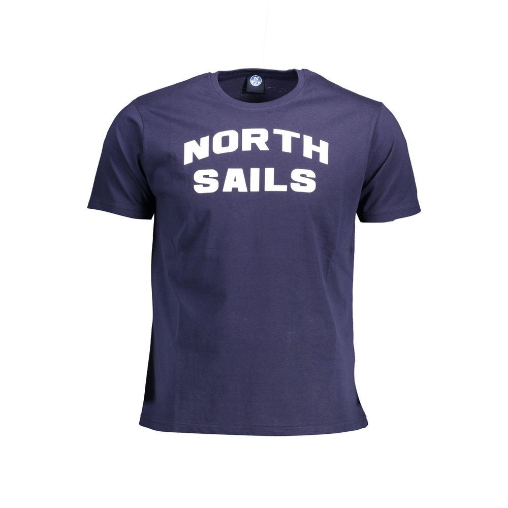 North Sails Blue Cotton Men's T-Shirt