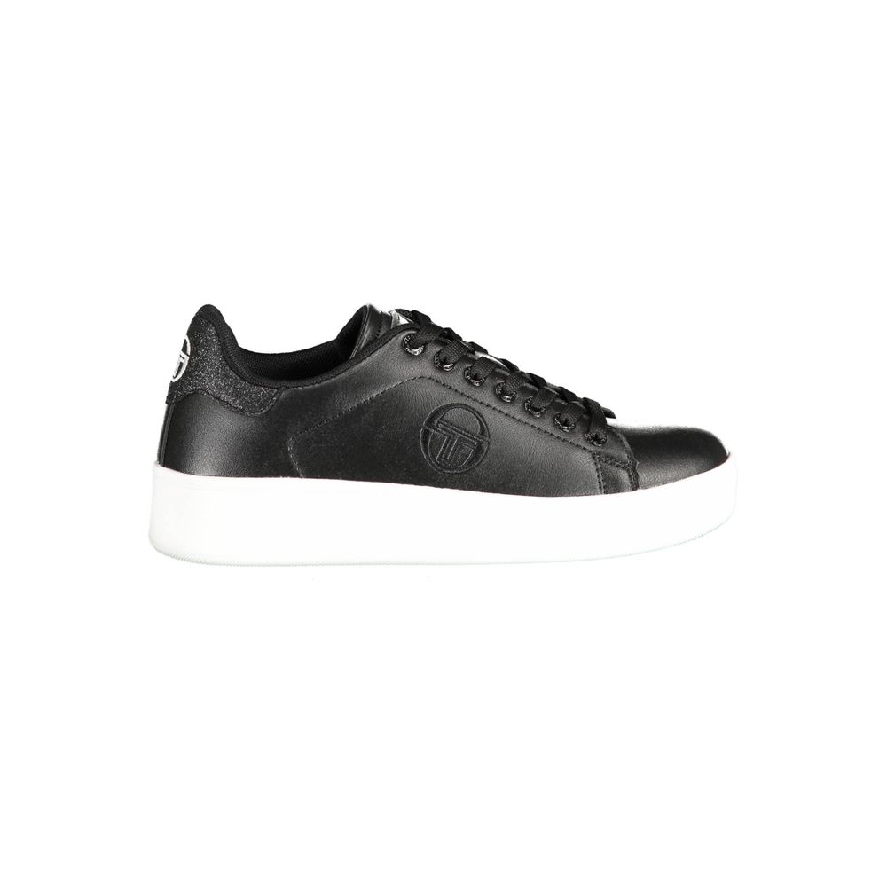 Sergio Tacchini Black Polyurethane Women Sneaker