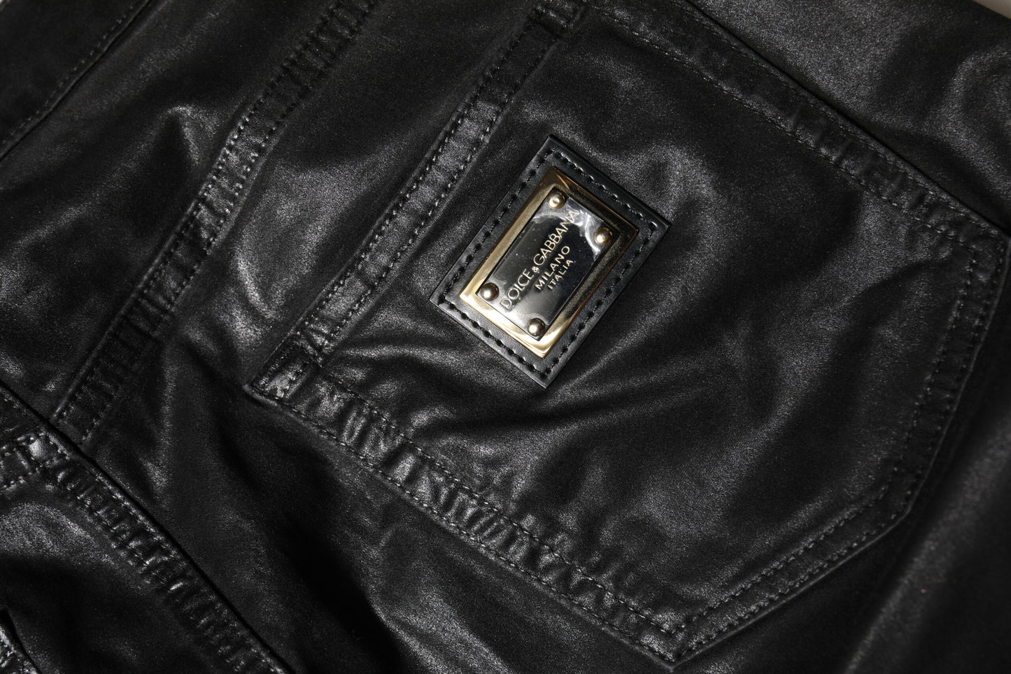 Dolce & Gabbana Black GRACE High Waist Skinny Denim Jeans