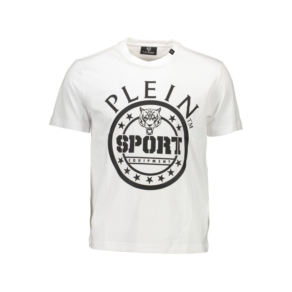 Plein Sport White Cotton T-Shirt